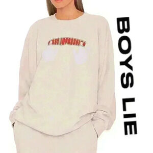 Boys Lie First Impressions Crew Neck Sweatshirt